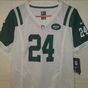 NWT- New York Jets Darrelle Revis Jersey White Nik
